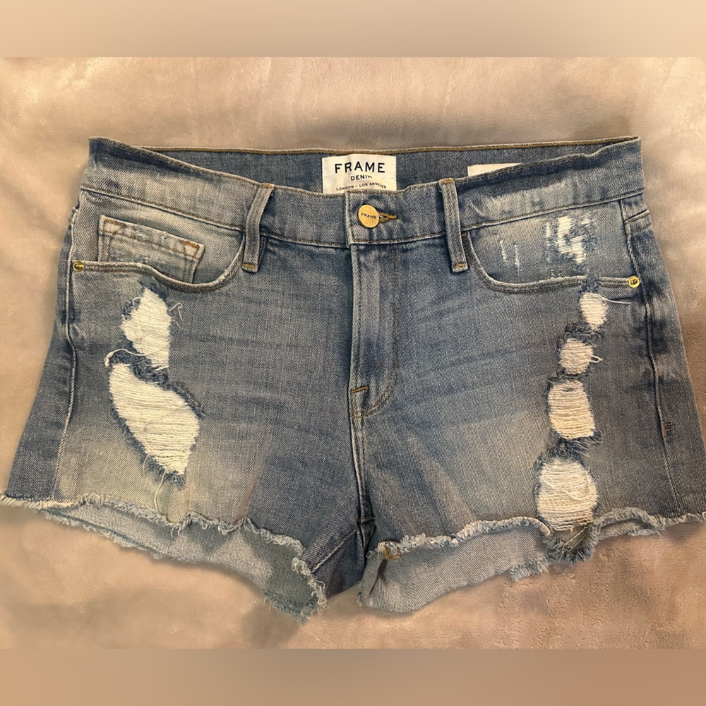 Frame Denim Cutoffs - Picture 2 of 3